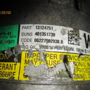 Opel Astra H Zafira B anno dal 2005 al 2011 Compressore aria condizionata 13124751